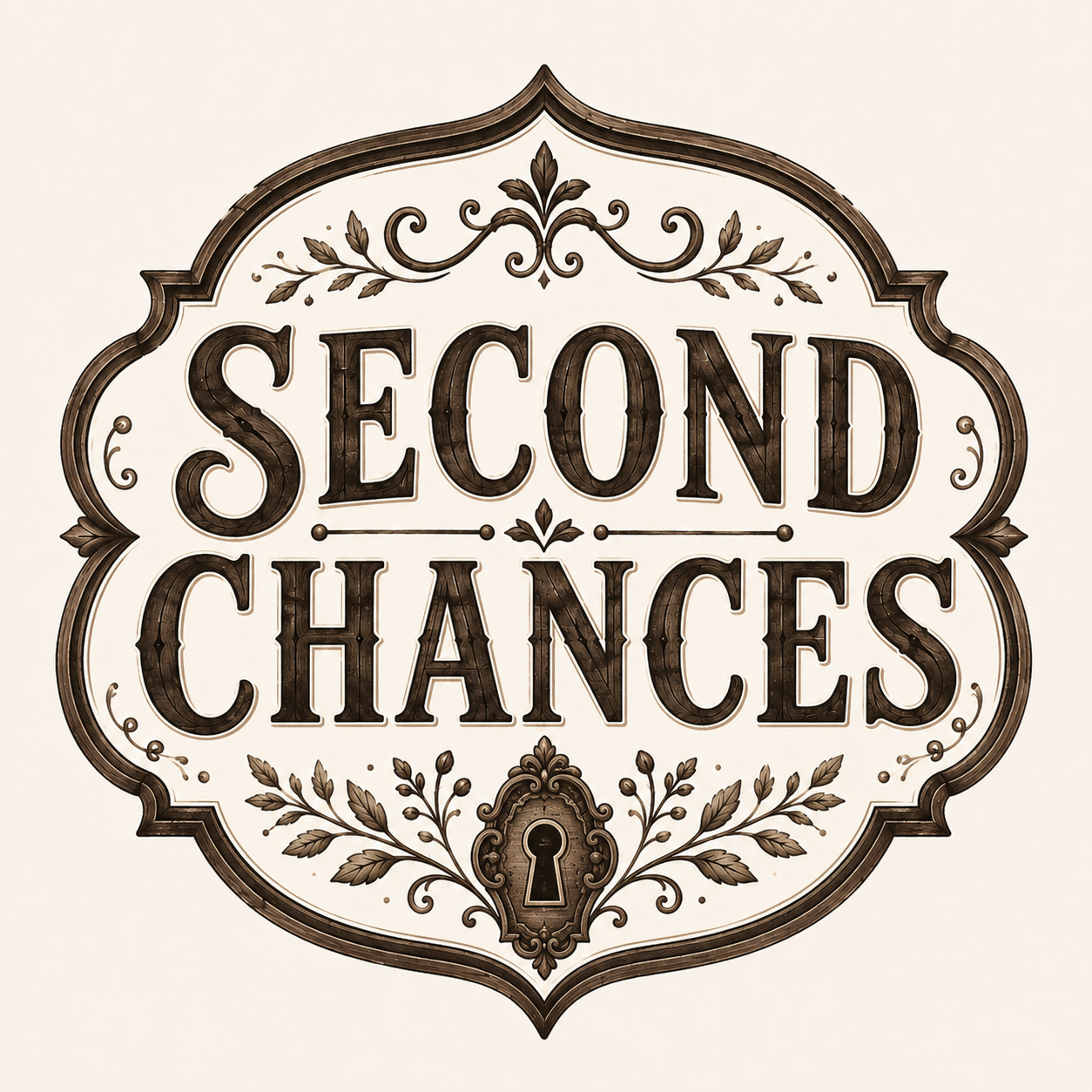 Second Chances community enterprise vintage emblem
